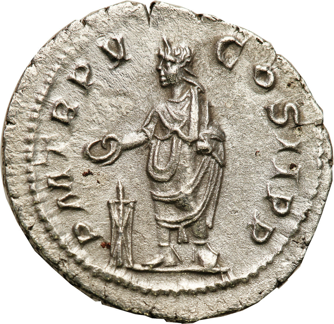 Cesarstwo Rzymskie. Aleksander Sewer (222-235). Denar 226, Rzym